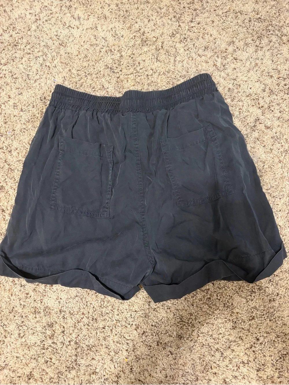 Universal Thread Women's Dark Gray Elastic Waist Casual Shorts